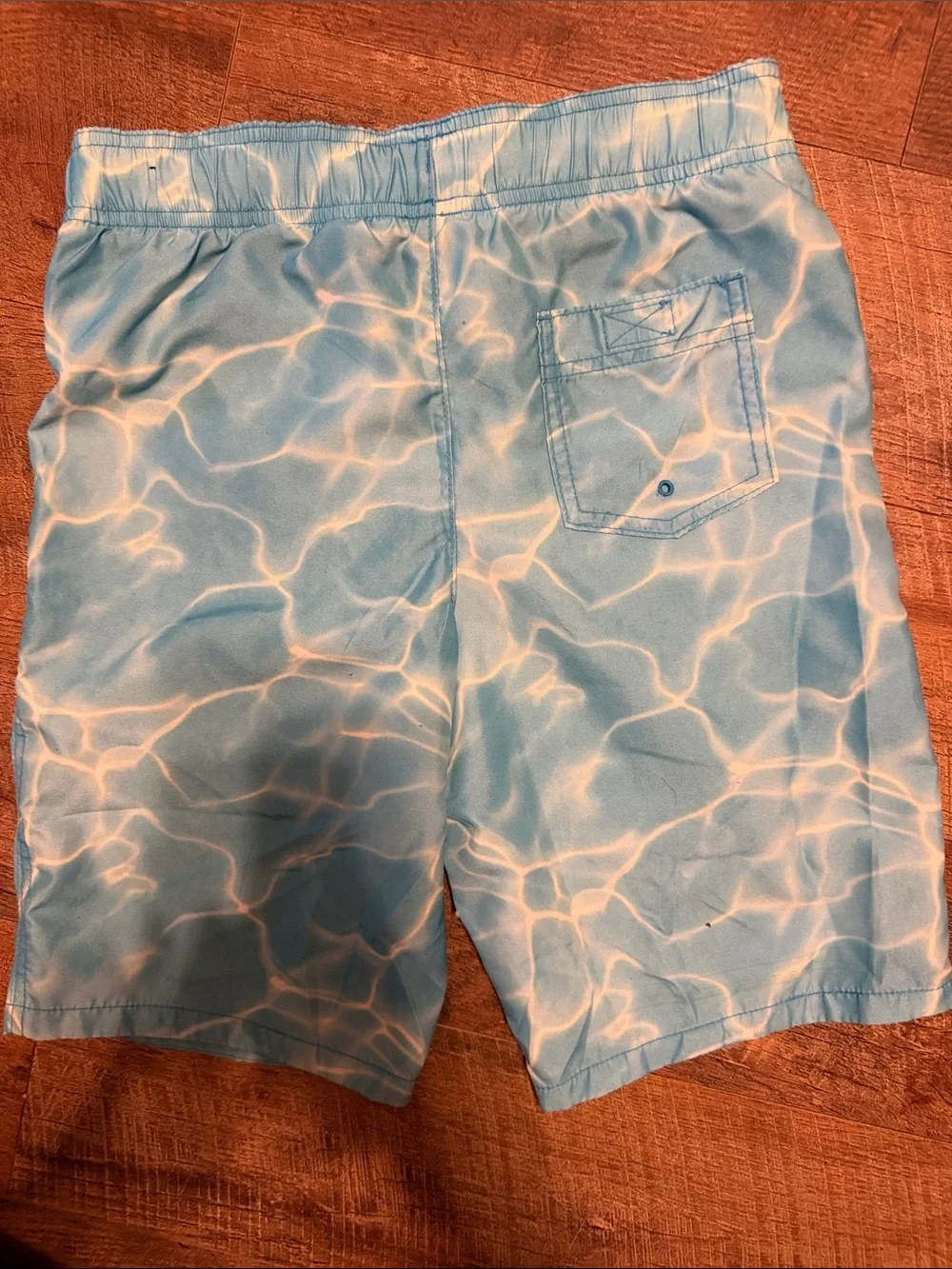 2 Pr Boy’s Light Blue Abercrombie Swim Shorts 12